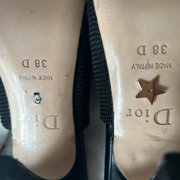 Dior Elegant Black and Cream Heels - Picture 6 of 6